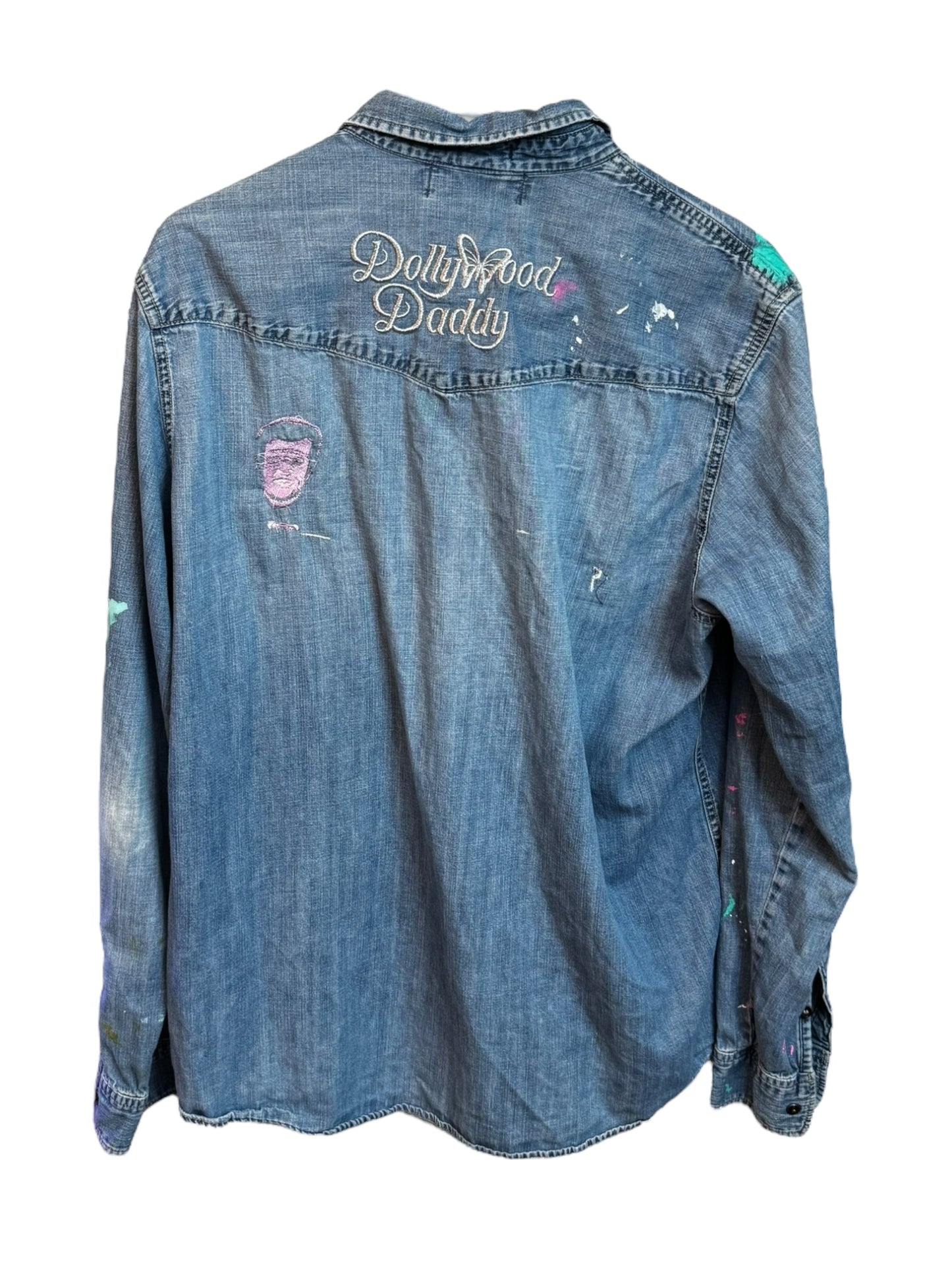 Desperado Daddy Wabi Sabi Denim Pearl Snap