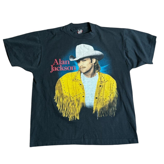 1993 Alan Jackson A LOT ABOUT LIVING TOUR TEE XL