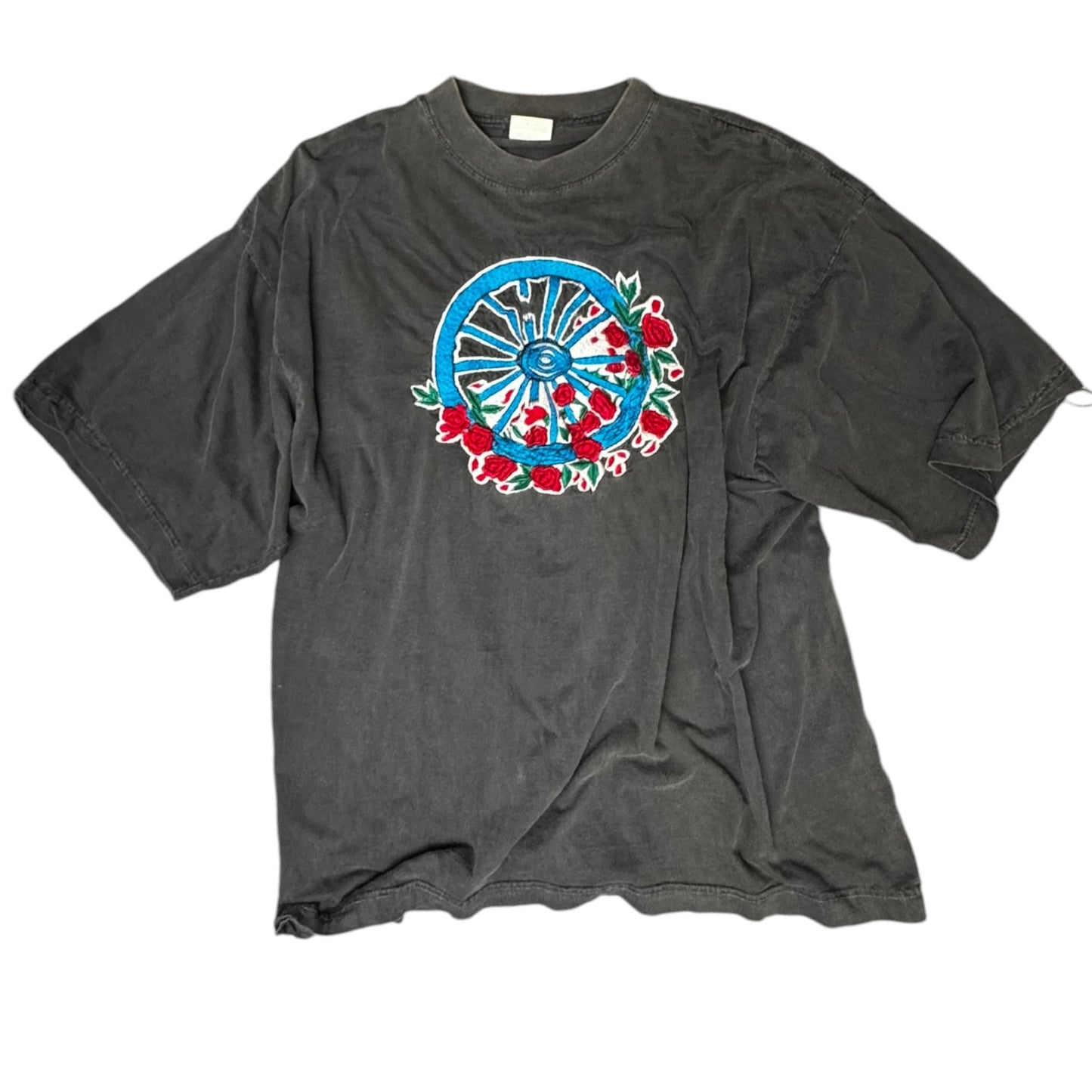 Wagon Wheel embroidered Tee