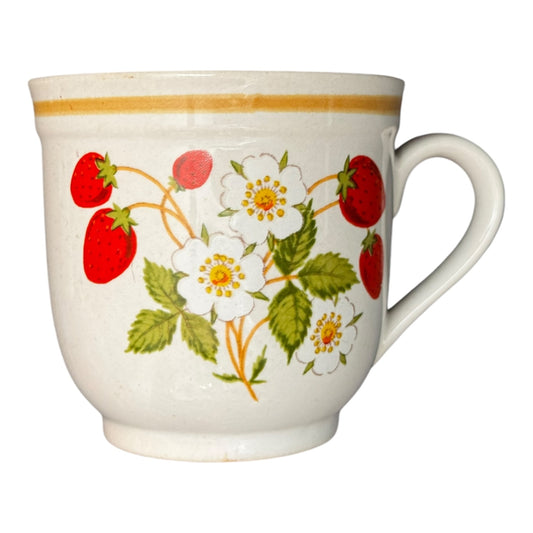 Strawberry/flower mug