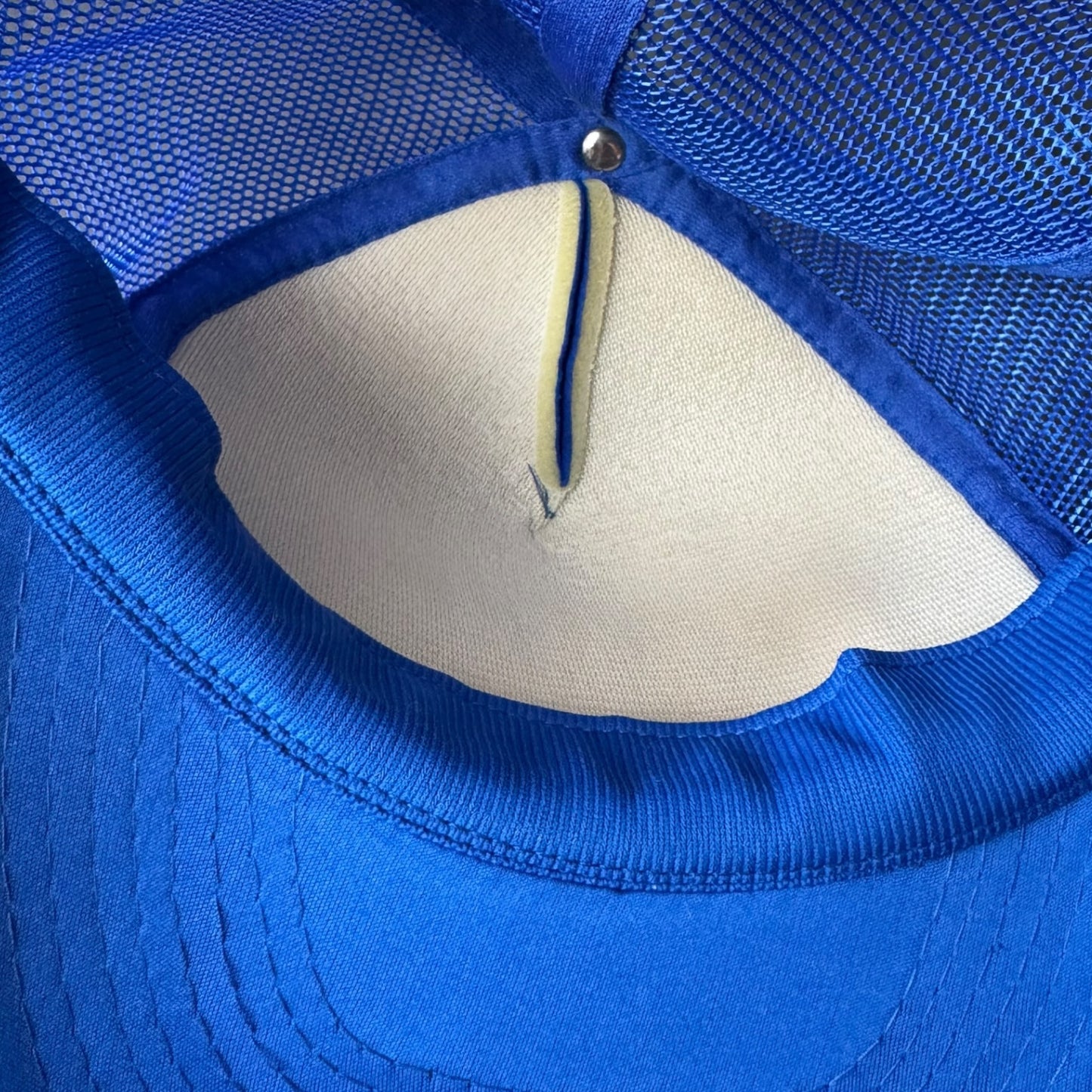 Vintage Blue Construction Hat