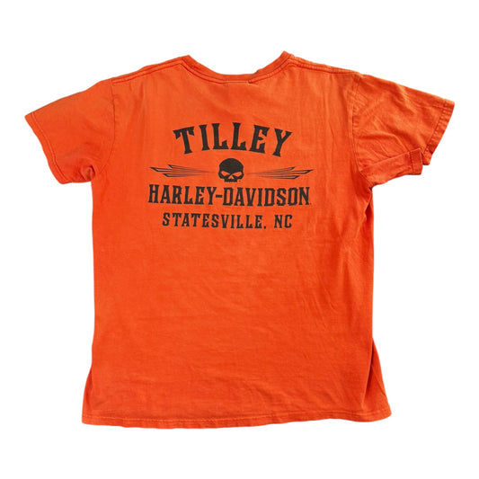 Harley Davidson Orange Pocket Tee