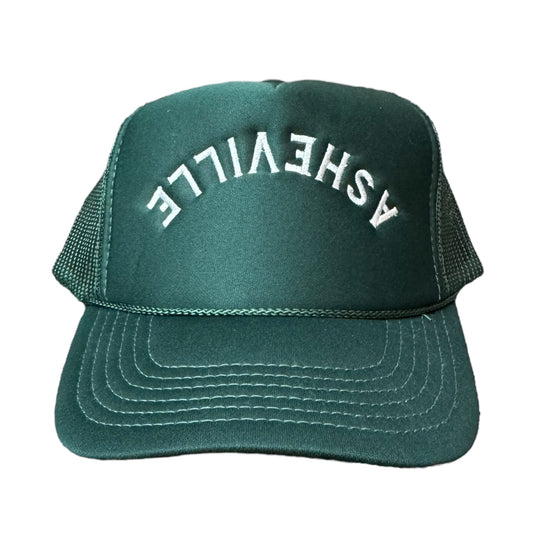 Asheville Trucker Hat (Dark Green)