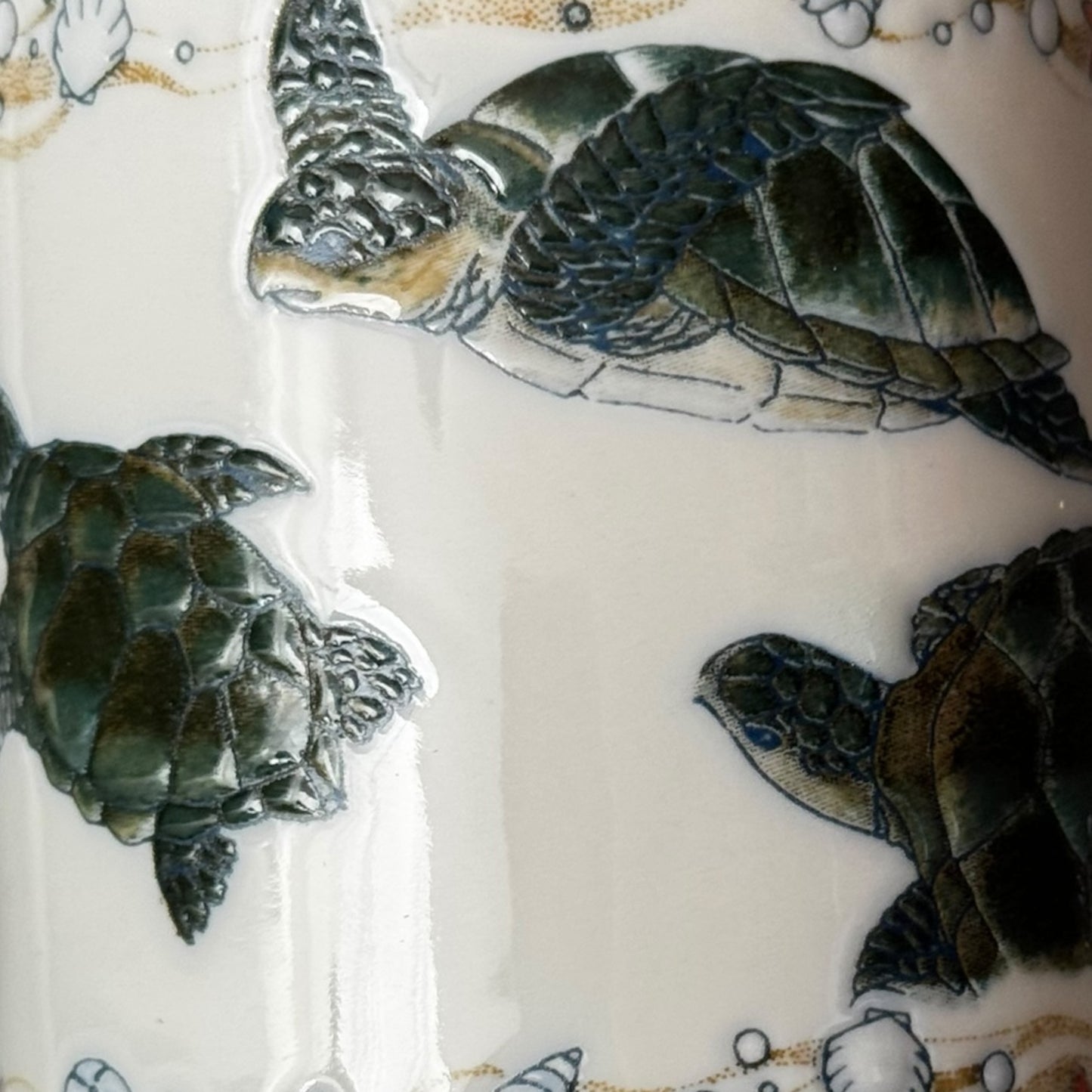 Raised Sea-turtle mug