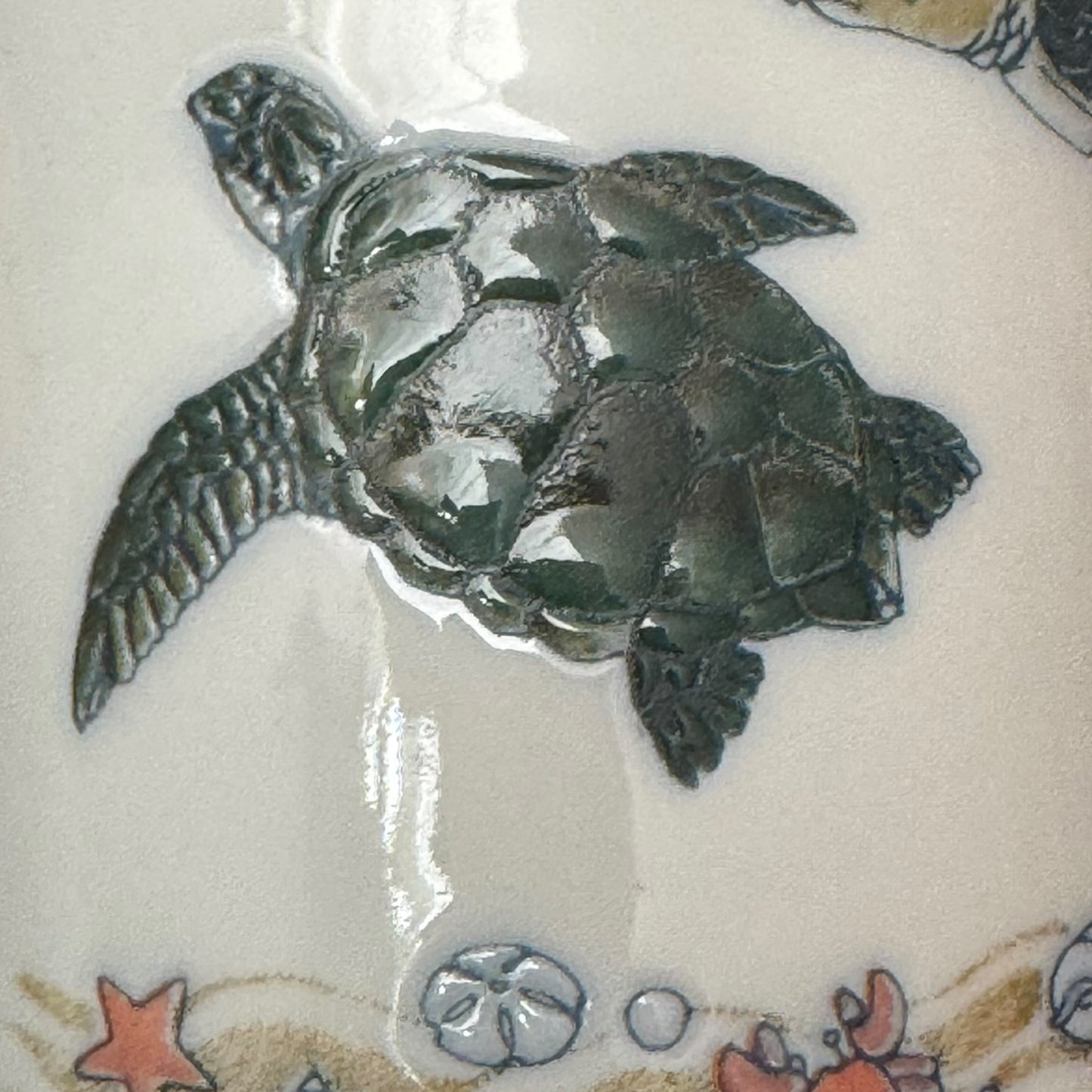 Raised Sea-turtle mug