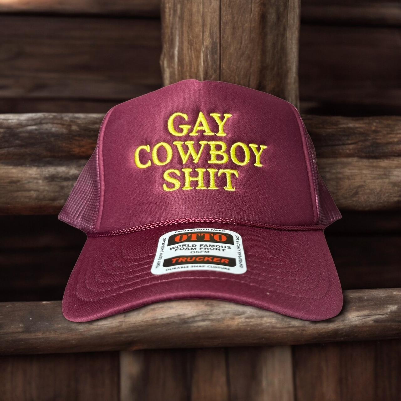 Gay Cowboy Shit Trucker Hat