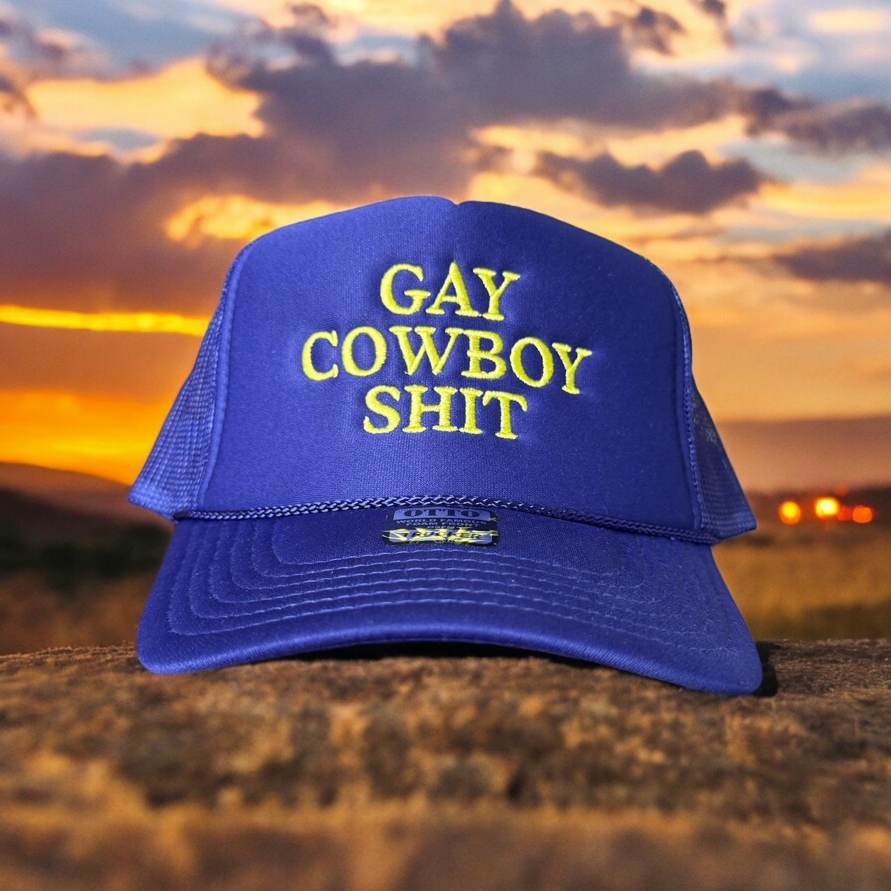 Gay Cowboy Shit Trucker Hat